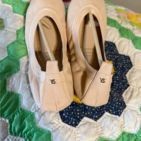 Beige Ballet Flats - Picture 3 of 4